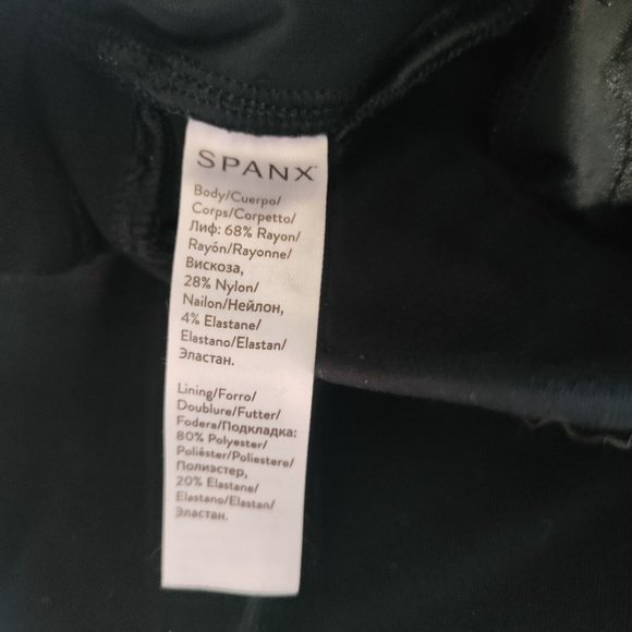 SPANX 20252R The Perfect Pant in Black Knit Ponte Hi-Rise Flare, Women's Medium - Picture 5 of 11